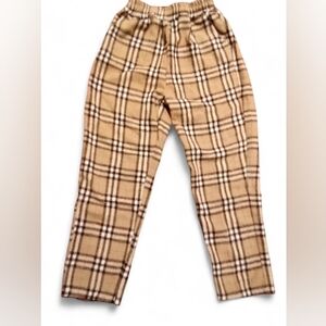 Burberry Kids Vintage Check Straight Leg Trousers